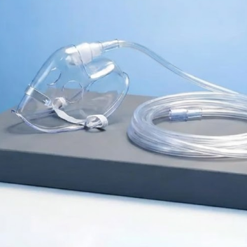 Mask and tubing — reference view of the breathing accessories.