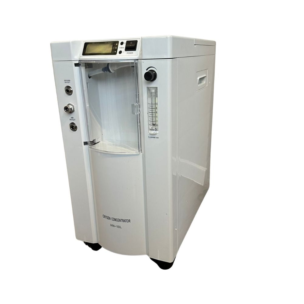 External oxygen unit shown with the Portable Sitting system.