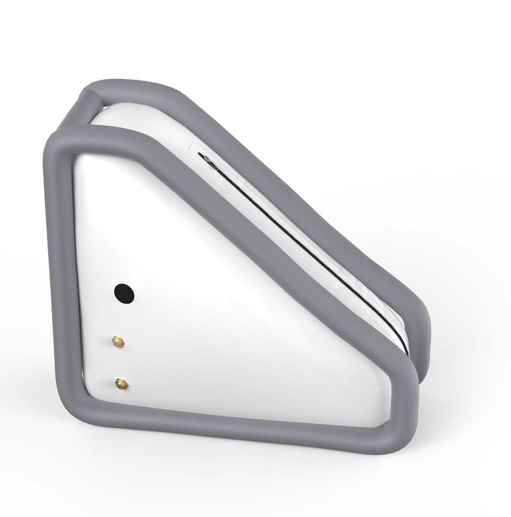 Portable Sitting chamber — side profile and upright layout.